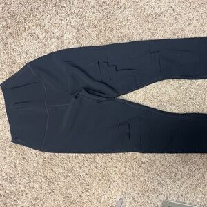 Black distressed alo leggings size small